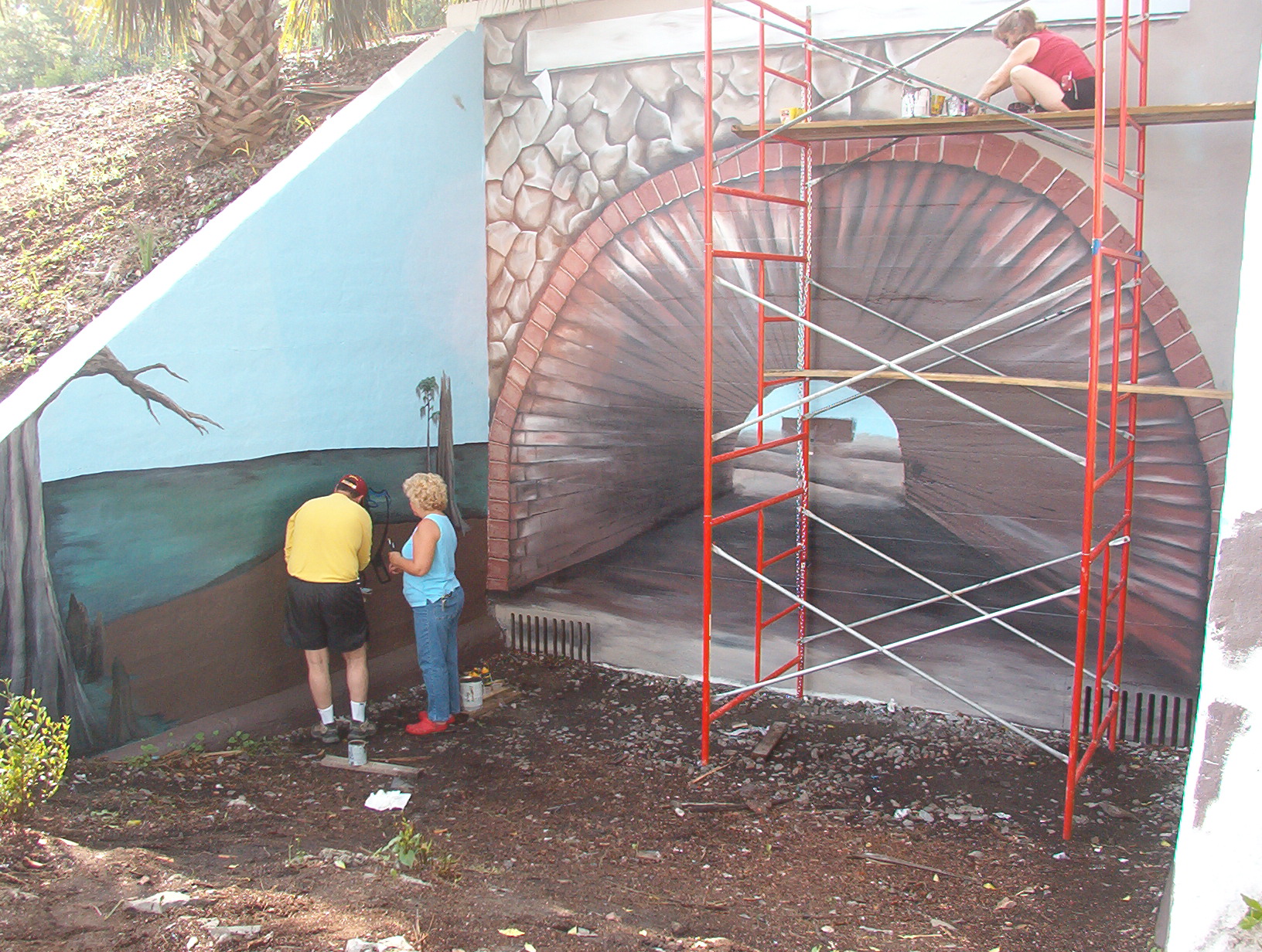 Waycross Overpass Mural
